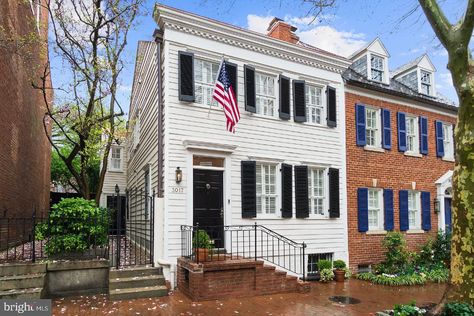 3017 P St NW, Washington, DC 20007 | MLS #DCDC462920 | Zillow Cash Out Refinance, District Of Columbia, Waterfront Homes, Brick Fireplace, Historic Home, Exterior Brick, Historic Homes, 2 Beds, Real Estate Professionals