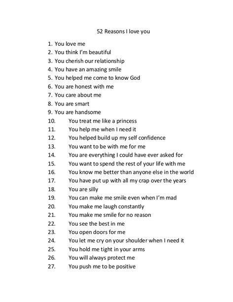 52 reasons i love you 52 Reasons Why I Love You, 100 Reasons Why I Love You, You Are Handsome, 365 Jar, 52 Reasons, Love You Boyfriend, Open When Letters, Reasons I Love You, Reasons Why I Love You