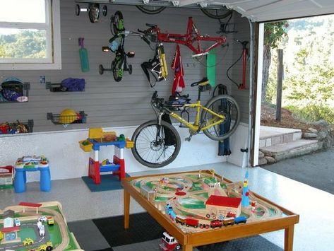 Garage Conversion Ideas: Creative Ways to Transform Your Space - Artisan Custom Doorworks Garage Art Studio, Kids Garage, Garage Playroom, Garage Solutions, Garage To Living Space, Kids Art Studio, Kids Play Spaces, Converted Garage, Garage Renovation