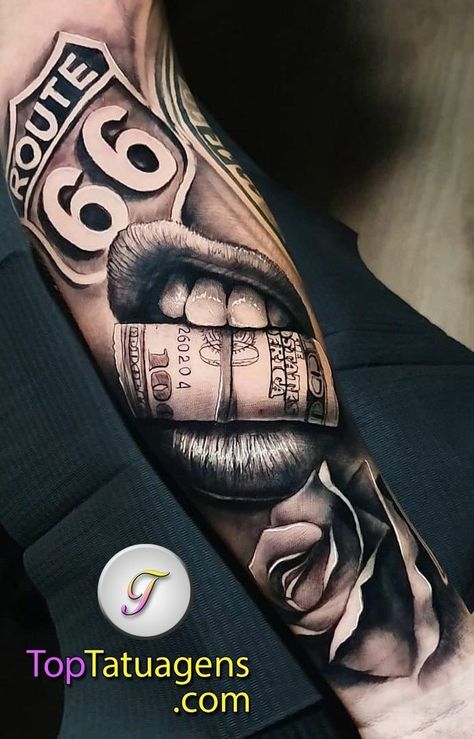 Acab Tattoo, Casino Tattoo, Chicano Tattoos Sleeve, Money Tattoo, Men Tattoos Arm Sleeve, Forarm Tattoos, Cool Forearm Tattoos, Jean Philippe, Inspiration Tattoos