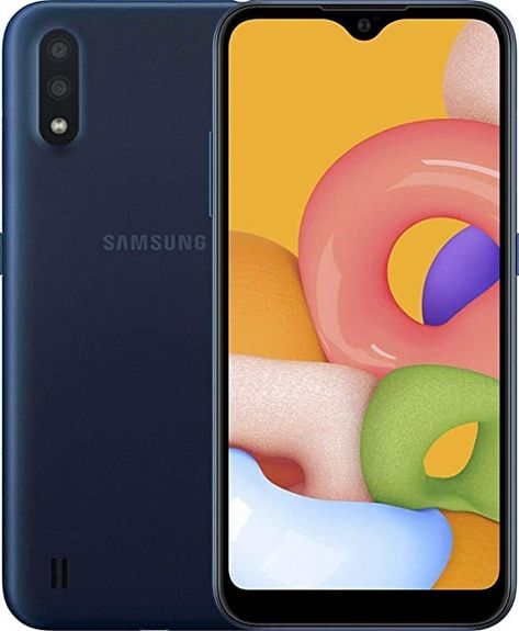 Amazon.com: Samsung Galaxy A01 (A015M) 32GB, Dual SIM, GSM Unlocked, 5.7” Display Smartphone - International Version - Blue Note Iphone, Microsoft Laptop, Iphone 6 S, Smartphone Price, Samsung Mobile Phone, Acer Laptop, Smartphones For Sale, Laptop Asus, Dell Laptop