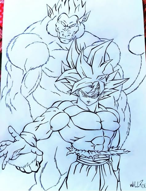 Dragon Ball Z Art, Dbz Drawings, Goku Drawing, Naruto Sketch Drawing, Dragon Ball Painting, Naruto Sketch, Anime Body, Dragon Ball Super Artwork, Dragon Ball Art Goku