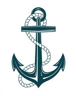 My bookmarks - Freepik Anchor Drawings, Anchor With Rope, Marine Tattoo, Doctor Logos, Anker Tattoo, Anchor Rope, Illustration Tattoo, Anchor Tattoos, Ship Anchor