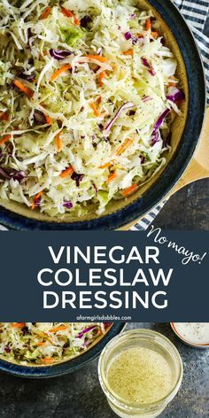 This sweet onion Vinegar Coleslaw Dressing recipe is fresh, bright, and tangy. No mayo here! A sprinkling of celery seeds adds great flavor and texture. #coleslaw #dressing #salad #nomayo #withoutmayo #coleslawdressing Non Mayo Coleslaw, Homemade Slaw Coleslaw, Boiled Coleslaw Dressing, Savory Coleslaw Dressing, Sweet Onion Vinaigrette Dressing, Cold Slaw Dressing, Coleslaw Dressing Vinegar, Sweet Vinegar Coleslaw, Coleslaw Dressing No Mayo