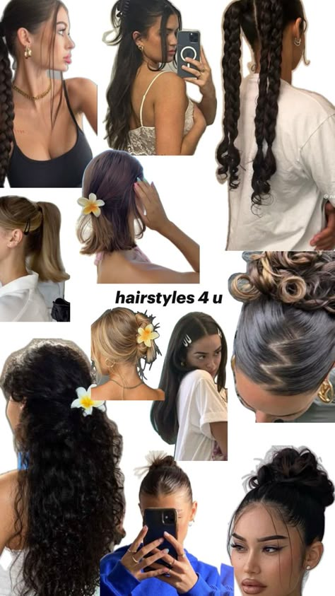 Some Hairstyles, Hair Curly Hairstyles, Cute Curly Hairstyles, Hair Curly, Girly Stuff, Curly Hairstyles, Hair Tutorial, Girly Things, Curly Hair