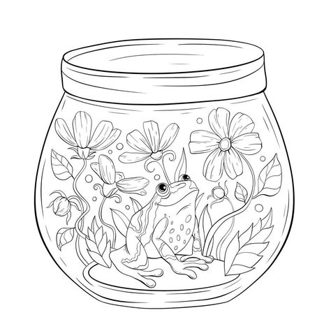 Coloring Animals, Increase Concentration, Digital Coloring Pages, Oodles Of Doodles, Digital Coloring, Coloring Ideas, Creative Mind, Ely, Bottle Art