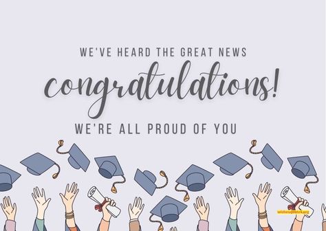 Graduation Congratulations Quotes, Graduation Letter, Congratulations Quotes, Graduation Message, Graduation Announcement Cards, Blue Graduation, Happy Graduation, Congratulations Graduate, Graduation Card