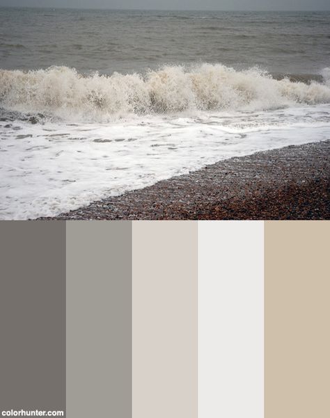 Waves Color Scheme from colorhunter.com Beige And Grey Color Scheme, White Sand Color Palette, Grey And Beige Living Room Colour Schemes, Beige Color Scheme, Beige Color Palette, Bedroom Colour Palette, Grey Palette, House Color Palettes, Stunning Hairstyles