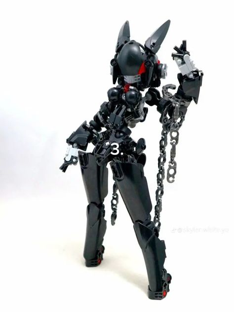 Robot Hair, Evil Robot, Lego Robot, Lego Mecha, Arte Robot, Cyberpunk Aesthetic, Lego Projects, Robot Design, Robot Art