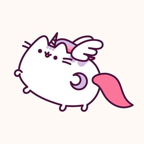 Pusheen Unicorn, Pusheen Cute, Pusheen Cat, Unicorn Cat, Room Idea, Pusheen, Cat Cat, Digital Sticker, Hello Kitty