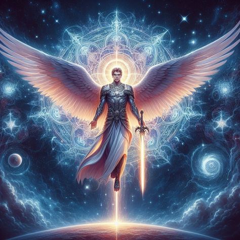 Metatrón Metatron Angel, Black Panther Hd Wallpaper, Archangel Sandalphon, Male Fairy, Healing Session, Archangel Metatron, Energy Activities, Deep Healing, Sacred Geometric