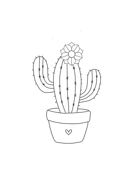 Cactus Fine Line Tattoo, Fine Line Cactus Tattoo, Cactus Tattoo Minimalist, Cute Cactus Tattoo, Cactus Tattoo Design, Cactus Line Art, Cactus Sketch, Cactus Outline, Scenery Tattoo