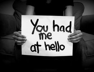 You had me at hello! Lonely Girl, Lucky In Love, A Day To Remember, Love My Husband, True Friendship, Best Husband, True Life, Cute Quotes, Movie Quotes