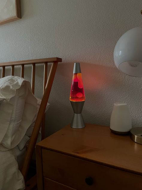 Funky Lamps Bedroom, Iconic Room Decor, Lava Lamp In Room, Lava Lamp Room Aesthetic, Lamp Room, Lava Lamp Decor, Lava Lamp Aesthetic Room, Aesthetic Lava Lamp, Lava Lamp Room