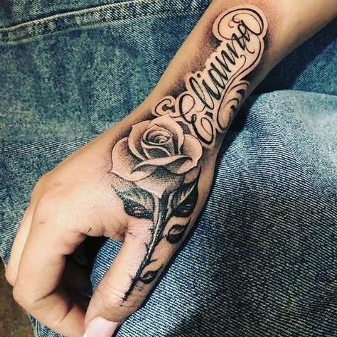 Best tattoo designs for men and women || Small tattoo designs || Simple Tattoos || Tattoo Ideas tattoo ideas for female || Small Tattoos || butterfly tattoo Roses With Banner Tattoo, Be Hind The Ear Tattoo, Hand Tattoos Names, Thigh Tats For Women Meaningful, Memorial Hand Tattoos, Rose Name Tattoos For Women, Girl Sleeve Tattoos, Rose Hand Tattoo Woman, Tattoos For Baddies