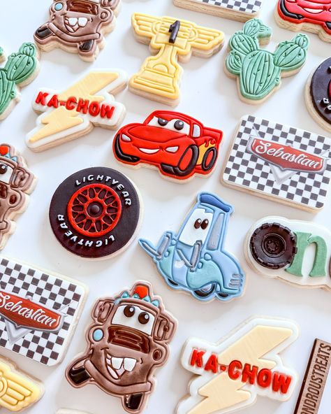 🚘 Sebastian’s Cars themed first birthday cookies. 🛞 #cars#carscookies#cookiesofig#cookies#lasvegascookies First Birthday Cookies, Themed First Birthday, S Car, Birthday Cookies, First Birthday, First Birthdays, Cars, Birthday, Quick Saves