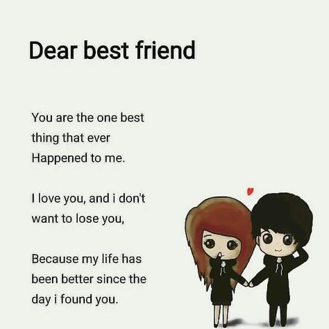 Dear Best Friend Pictures, Photos, and Images for Facebook, Tumblr, Pinterest, and Twitter Best Friend Quotes Pictures, About Best Friends Quotes, Best Bestie Quotes, Loving Quotes For Best Friend, How To Make Best Friend Happy, Thanks To Best Friend Quotes, Best Friend Quotes On Birthday, Supportive Best Friend Quotes, Protect My Friends Quotes