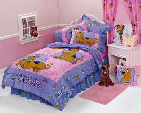 Groovy Scooby doo bed set for girls Scooby Doo Bedroom, Scooby Doo Room, Oreo Cupcake, Boys Bedding Sets, Hedgehog Cake, Scooby Doo Images, Scooby Doo Mystery Incorporated, Mystery Incorporated, Diy Bunk Bed