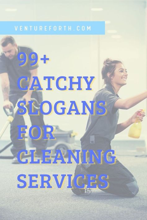 115+ good slogans for cleaning services to make successful marketing campains Good Slogans, Cleaning Service Names, Cleaning Company Names, Cute Business Names, Cleaning Services Prices, Business Cleaning Services, Maid Cleaning Service, House Cleaning Company, Cleaning Services Company