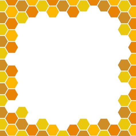 Beehive honeycomb with hexagon grid cell... | Premium Vector #Freepik #vector #honey-texture #bee-pattern #hive #honey-pattern Honeycomb Border Design, Honey Texture, Honey Pattern, Hexagon Grid, Holiday Homework, Geometry In Nature, Craft Work For Kids, Bee Pattern, 4x6 Prints