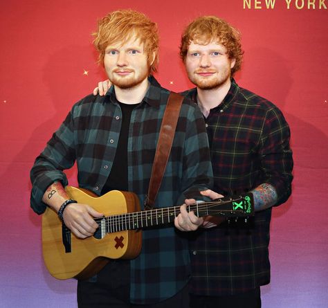 The Definitive Ranking of the Best, Worst, and Weirdest Celebrity Wax Figures Ed Sheeran Love, Wax Figures, Rupert Grint, Wax Museum, Teen Magazine, Online Dating Advice, Figure Photo, Madame Tussauds, Matching Tattoo