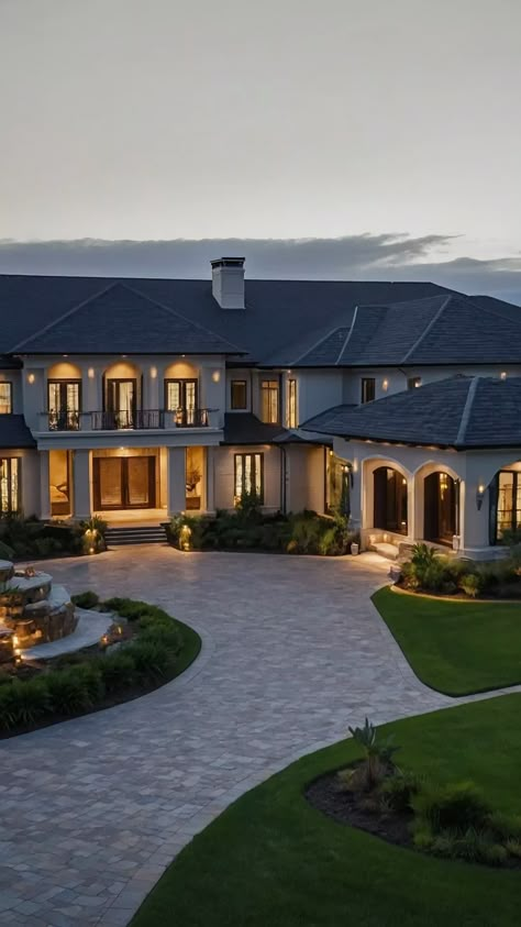 Dream House Parade: 15 Luxury Mansions for Your Imagination - Inspire Inlet Beautiful Houses Inside, Big Beautiful Houses, French Country Homes, Big Mansions, Luxurious Mansion, Mansion Ideas, Luxury Houses Mansions, Dreams To Reality, Luxury Mansions