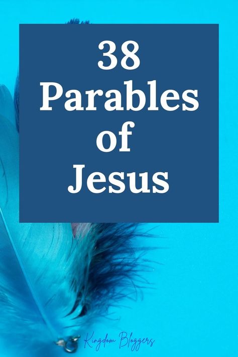 Parable Bible Study, Parables In The Bible, Parables Of Jesus Lessons, Parables Of Jesus For Kids, Jesus Parables, Jail Ministry, Bible Parables, Jesus Teaching, Bible Genealogy