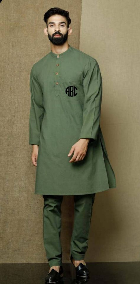 Design Kurta, Kurta Cotton, Men's Kurta, Mens Kurta, Indian Kurta, Ethnic Looks, Cotton Kurta, Kurta Designs, Mens Pajamas