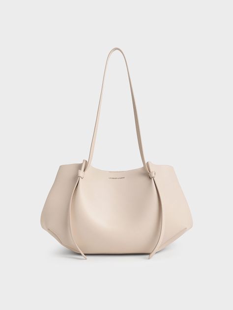 Oat Calla Tote Bag | CHARLES & KEITH Modern Cream Shoulder Bag, Luxury Cream Versatile Bag, Charlie And Keith Bag, Modern Cream Bags, Charles And Keith Tote Bag, Charles Keith Bags, Charles And Keith Bags White, Charles And Keith Bags, Cream Tote Bag