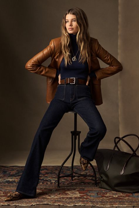 Ralph Lauren Style Women, Ralph Lauren Looks, Stile Casual Chic, Ralph Lauren Womens Clothing, Fall 2023 Ready To Wear, Ralph Lauren Fall, Looks Country, Skandinavian Fashion, 2023 Ready To Wear