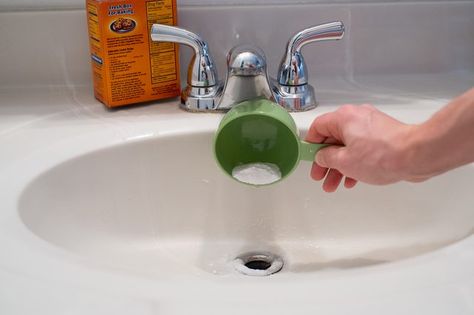 How to Kill Mold in a Sink Drain and Keep It Clean | eHow Cleaning Sink Drains, Clean Bathroom Sink, Cleaning Painted Walls, Bathroom Drain, Bathroom Sink Drain, Deep Cleaning Tips, Clean Sink, Drain Cleaner, Clean Dishwasher