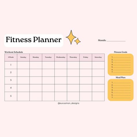 fitness planner for the week 💪 follow for more template ideas.. #FitnessPlanner #WorkoutSchedule #HealthyLifestyle #FitnessGoals #FitFam #FitnessJourney #printabletemplates #digitalnotetaking #organized #worksheet #lists #notepad #planner #tracker Workout Schedule Template Aesthetic, Workout Schedule Template, Planner Fitness, Planner Tracker, Workout Planner, Schedule Templates, Instagram Fitness, Fitness And Health, Workout Schedule