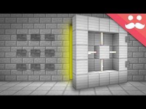 How to make a Bank Vault in Minecraft! - YouTube Doorway Minecraft, Minecraft Vault, Minecraft Stores, Vault Design, Minecraft Redstone Creations, Mc House, Lego Helicopter, Hidden Staircase, Bank Vault