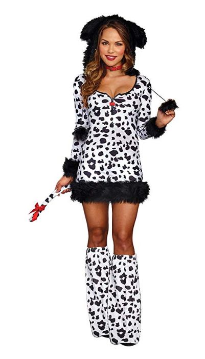 Dreamgirl Women's Darling Dalmatian Costume Dalmation Makeup, Kid Costumes For Halloween, Dalmation Costume, Bug Costumes, Dalmatian Halloween, Halloween Costume College, Dalmatian Costume, Couple Halloween Costume, Mom Costumes