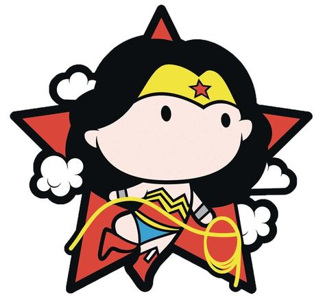 Wonder Woman Chibi, Superman And Wonder Woman, Comics Characters, Dc Comics Characters, Random Image, The Joker, Wall Color, The Flash, Harley Quinn