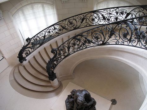 Beautiful iron bannisters- Petit Palais, Musée des Beaux-Arts by SamwiseGamgee69, via Flickr