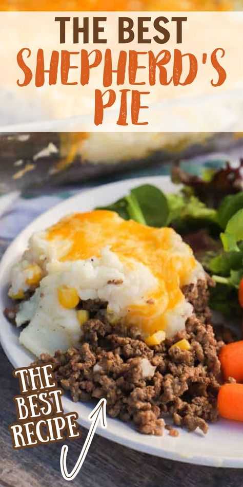 Sleepover Recipes, Sheppards Pie Recipe, Easy Shepherds Pie, Favorite Dinner Recipes, Instant Potatoes, Instant Mashed Potatoes, Seasoned Ground Beef, Shepherds Pie Recipe, Low Carb Dinners