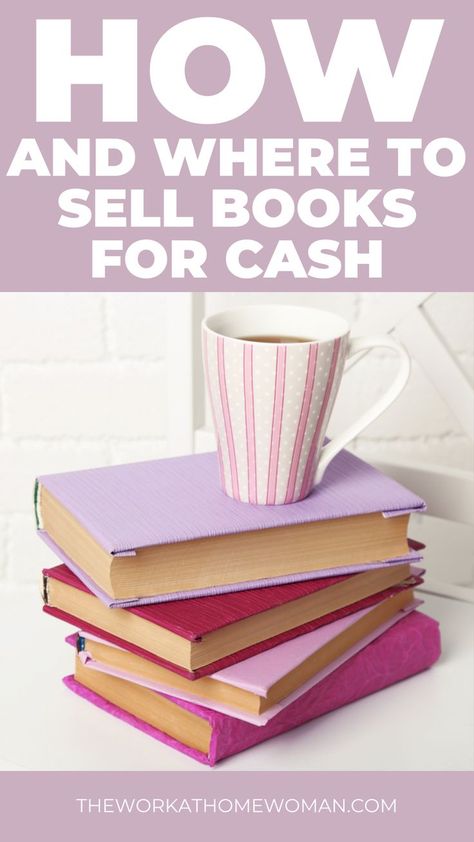 If you have a large collection of books collecting dust, there are lots of places you can sell them online for cash to make some quick money. How To Sell Books, Books About Selling, Best Books On Money, Reselling Books, Selling Used Books, Sell Books For Cash, Selling Books On Amazon, Money Thoughts, Websites To Read Books