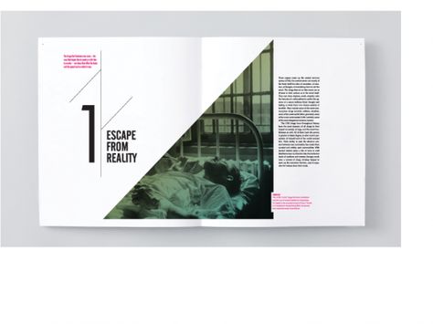 Elegant 45 degree whitespace. Offers motion to the layout. Magazine Layout Inspiration, Best Typography, Editorial Inspiration, Editorial Design Layout, Portfolio Covers, Magazine Layout Design, Design Editorial, Publication Design, Book Design Layout