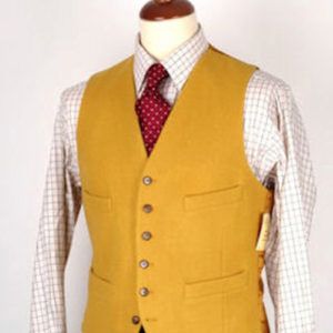 Fogey Unlimited | Home of the Elegant Gentleman Sock Suspenders, Braces Suspenders, Mens Tailor, Wool Waistcoat, Mens Waistcoat, Men's Waistcoat, Yellow Vest, Beautiful Suit, Tweed Suits