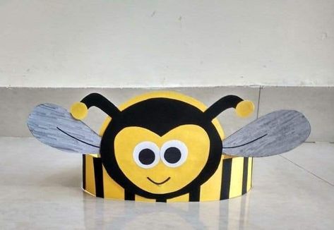 Preschool Headband Craft, Bee Headband Craft, Bee Headband, Bee Themed Classroom, Bee Activities, Insect Crafts, Headband Crafts, Sensory Art, Montessori Toddler Activities