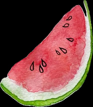 Watermelon 2D watercolor illustration, drawing, easy, simple, summer, printable art, watercolor and ink, design, pattern #watermelon #watermelonwatercolor #summerfruit #fruitillustration #foodillustration Water Coloring Painting Ideas Simple, Watermelon Art Illustrations, Simple Watercolor Painting Ideas, Simple Summer Drawings, Summer Drawings Easy, Painting Watermelon, Watermelon Drawing, Watermelon Watercolor, Watercolor Pattern Design