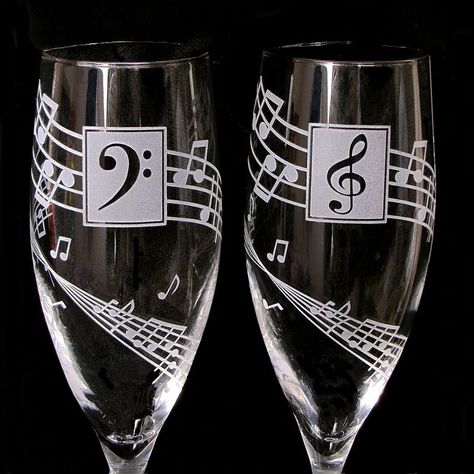 Musical Wedding Toasting Glasses, Concert or Music Lovers Wedding - product images  of Concert Themed Wedding, Music Lovers Wedding, Musical Wedding, Champagne Gold Wedding, Wedding Toast Samples, Champagne Toasting Flutes, Wedding Toasting Glasses, Music Themed Wedding, Toasting Flutes Wedding