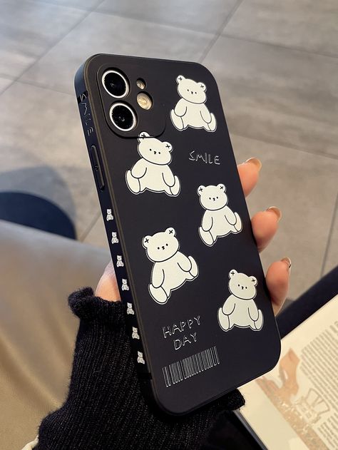 Phone Cases Aesthetic Black, Aesthetic Black Phone Case, Black Phone Case Ideas, Black Aesthetic Phone Case, Black Phone Case Aesthetic, Mobile Case Design, Cartoon Phone Cases, Korean Phone Cases, Homemade Phone Cases