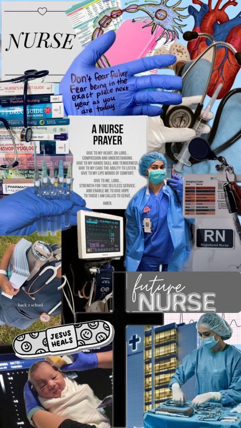 #nurse #collage #inspo Nurse Collage, Nurse Aesthetic, Nurse Inspiration, Future Nurse, Nursing, Medical, Collage, Black