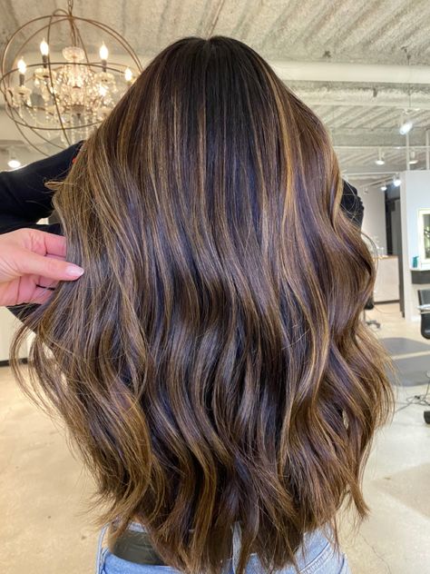 hair, balayage, brown Hair Balayage Brown, Hair Dye Shades, Dark Brown Balayage, Warm Hair Color, Balayage Brown, Warm Balayage, Honey Balayage, Brown Balayage, Hair Balayage