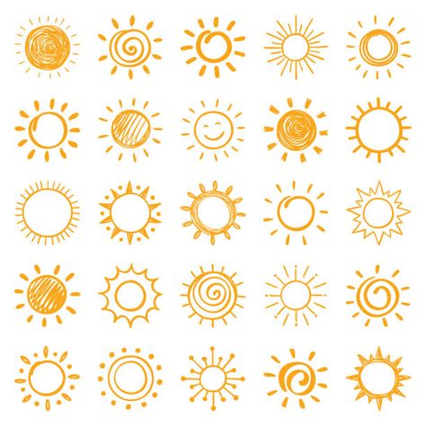 Sun Vector, Sun Drawing, Drawn Icons, Sun Illustration, Sun Tattoos, Line Art Vector, Hand Drawn Icons, Abstract Face Art, Sun Tattoo