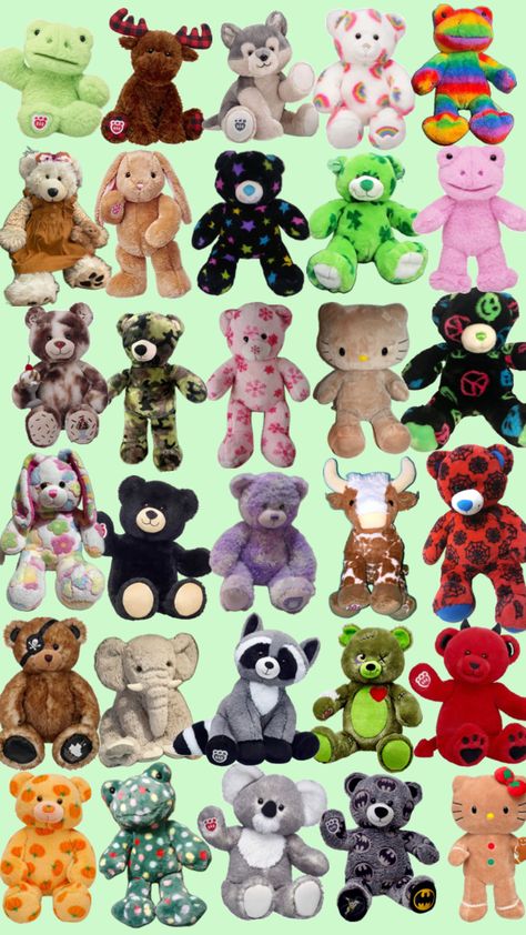 #buildabear Cute Squishies, Beanie Boo, Paper Animals, Beanie Boos, Bear Wallpaper, Cute Stuffed Animals, Bear Stuffed Animal, Build A Bear, Just Girly Things