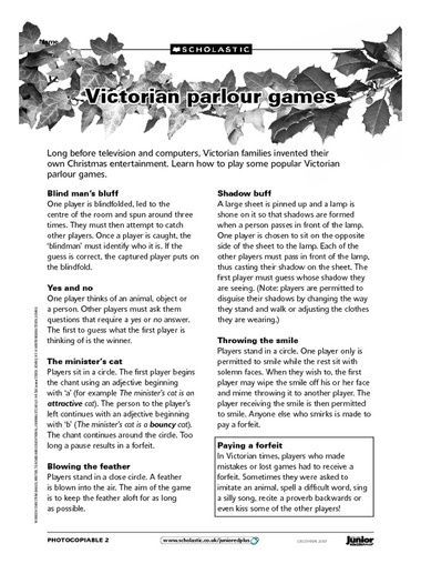 Where has this been all my life? -cj  Victorian Parlor Games.  Click to download as PDF. Victorian Kids, Victorian Parlour, Victorian Games, Victorian School, Victorian Party, Tapestry Of Grace, Victorian Tea Party, Parlor Games, Victorian Parlor