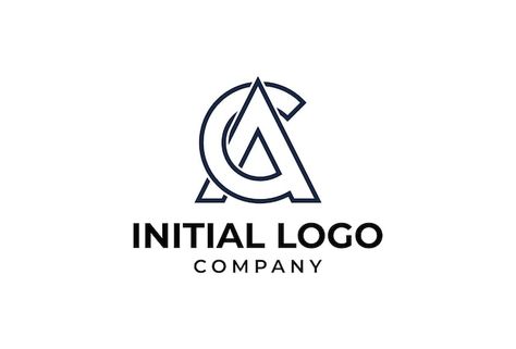 Ac Logo Design Letter, Ac Logo Design, Ca Logo Design, Ca Logo, Ac Logo, Idea Logo, Free Business Card Design, Logo Font, Poster Layout